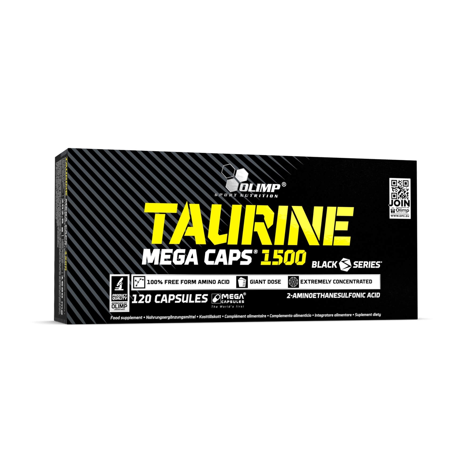 Olimp Taurine Mega Caps, 120 capsule