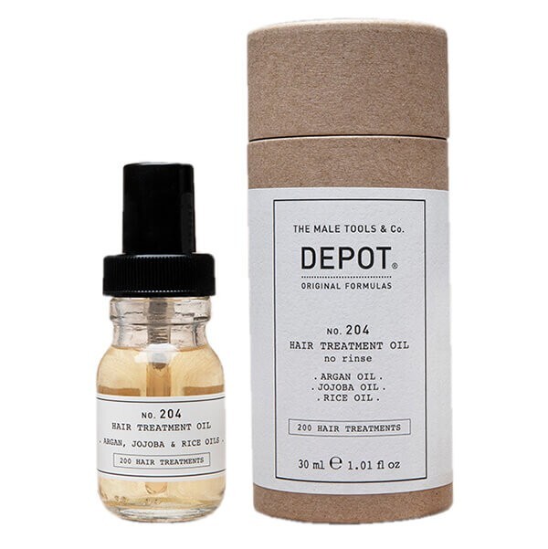 DEPOT - No.204 HAIR TREATMENT OIL (30ml) Olio senza risciacquo