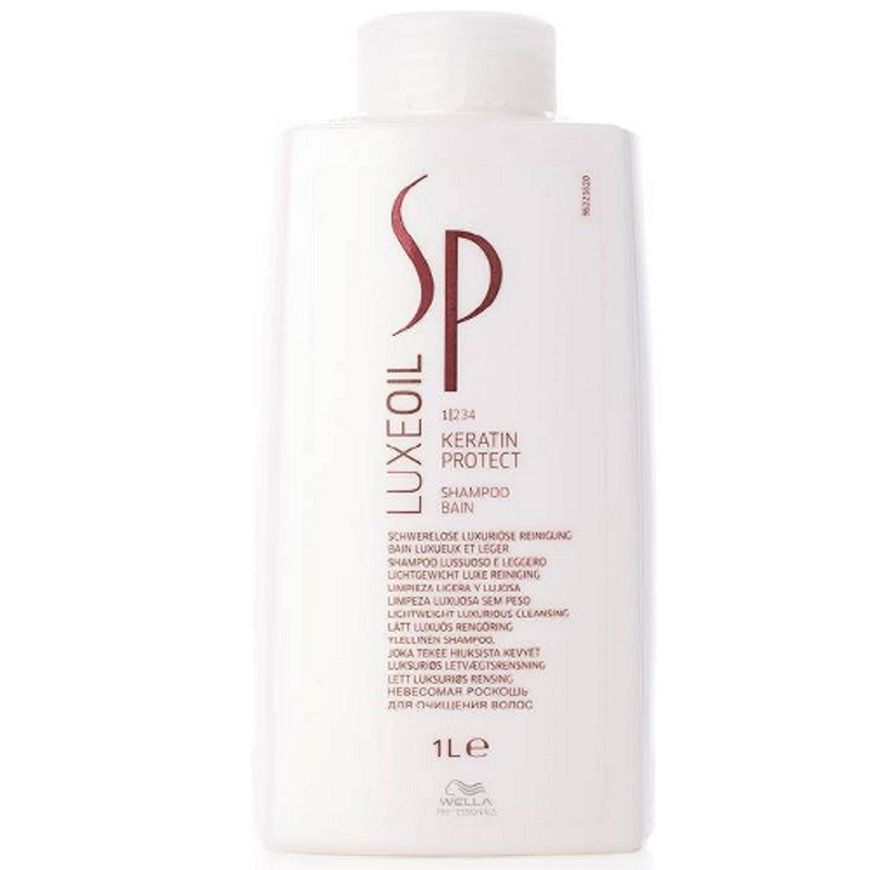 Shampoo Per Capelli Secchi WELLA SP Luxe Oil Keratin Protect Shampoo 1000ml