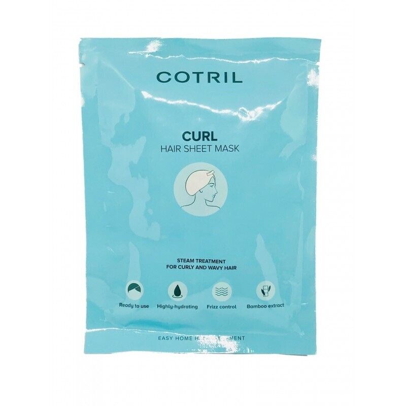Maschera Per Capelli Ricci COTRIL Curl Hair Sheet Maschera Idratante 35ml