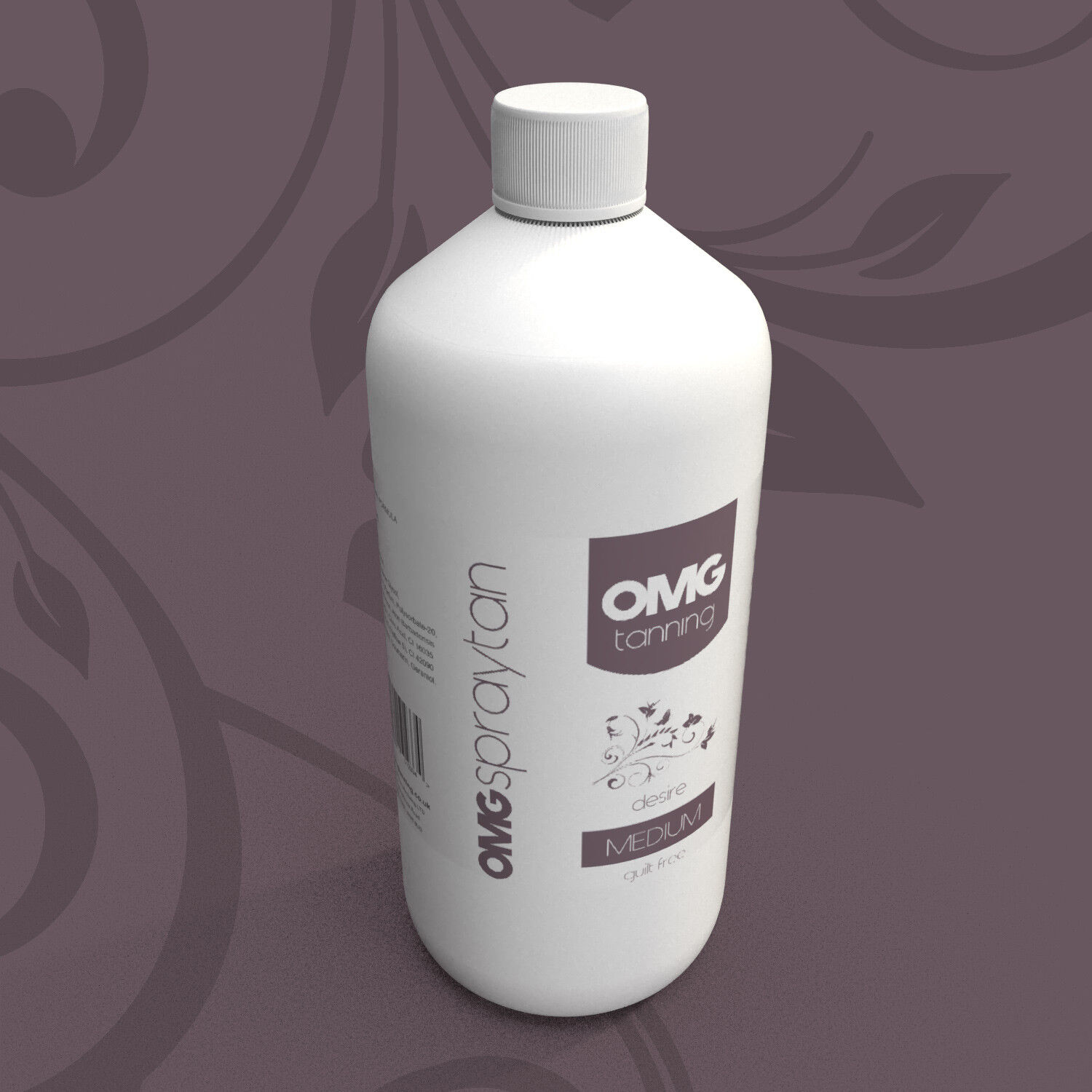 OMG Tanning Soluzione - 1000ml 'Desire' Medio Marroncino Sunless Spray Liquido
