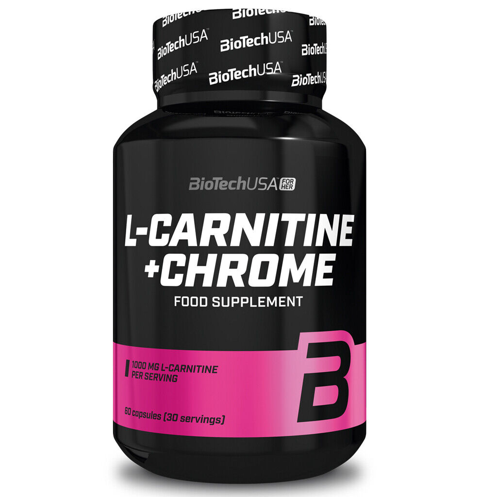 BIOTECH USA L-CARNITINE+CHROME 60 CPS
