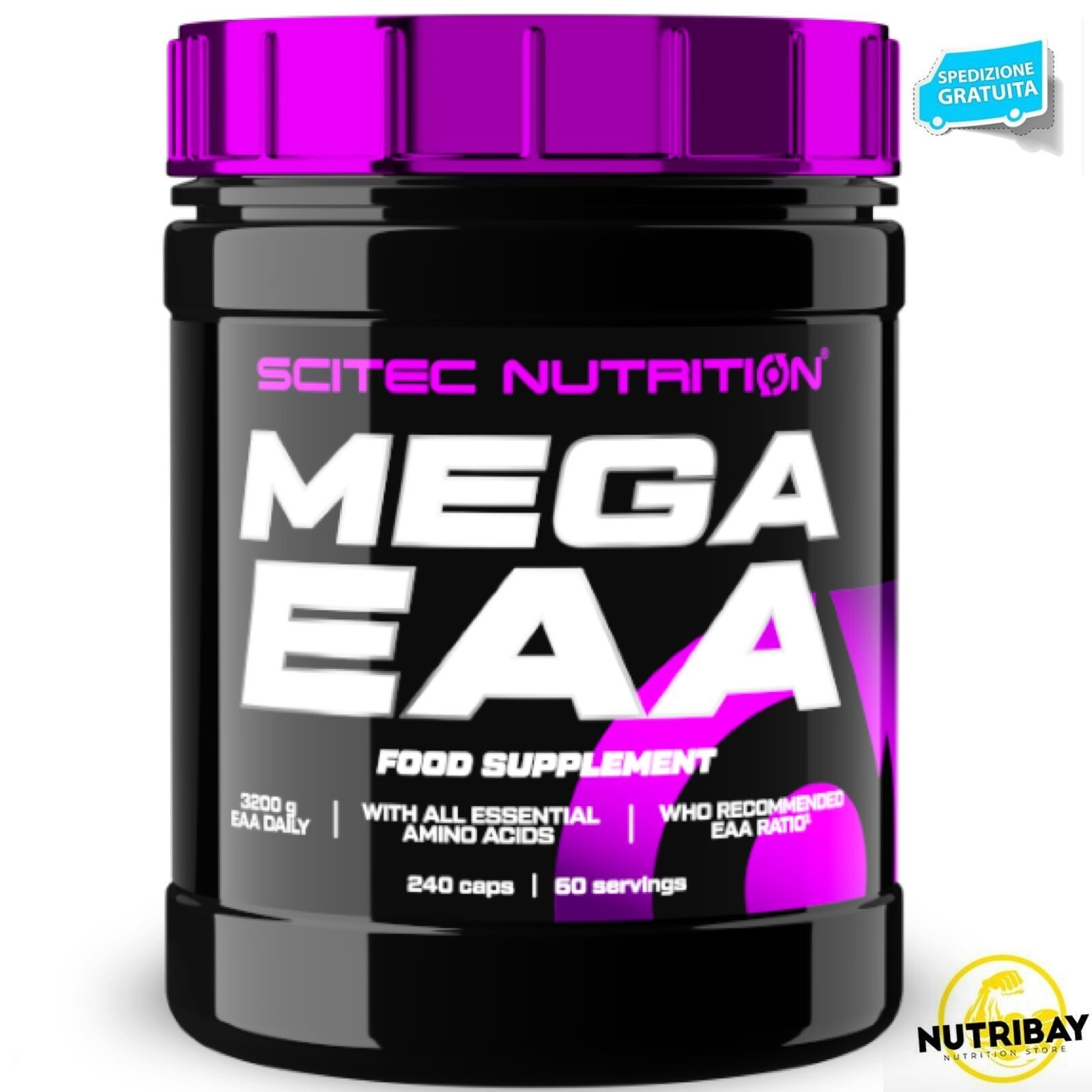 SCITEC NUTRITION MEGA EAA 240 caps AMINOACIDI ESSENZIALI