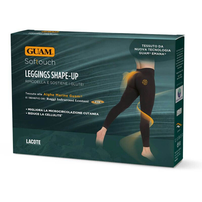 GUAM SOFTOUCH LEGGINGS SHAPE UP TAGLIA L/XL 46-50 NERO