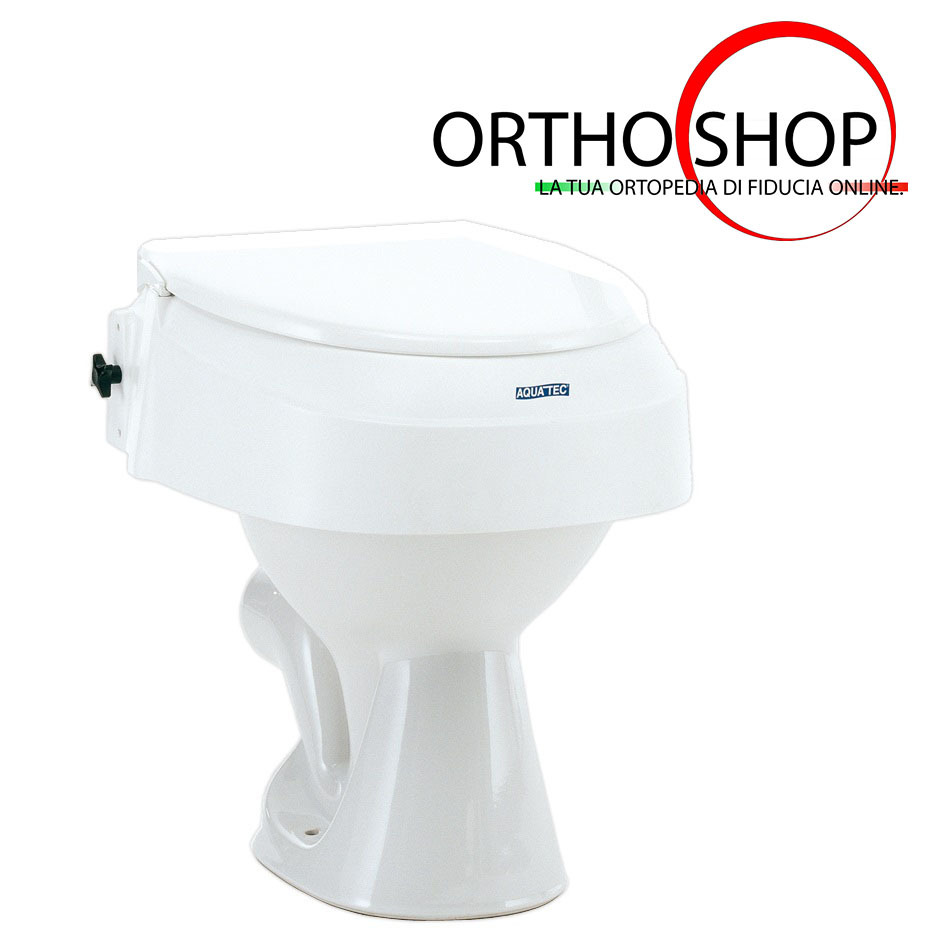 RIALZO PER WC SENZA BRACCIOLI REGOLABILE IN ALTEZZA - INVACARE AQUATEC 900 SB