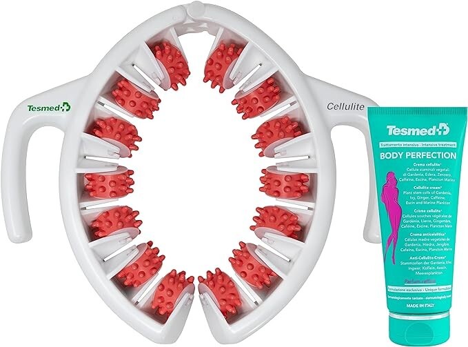 TESMED CELLULITE + CREMA BODY PERFECTION: Massaggiatore Anticellulite Brevettato