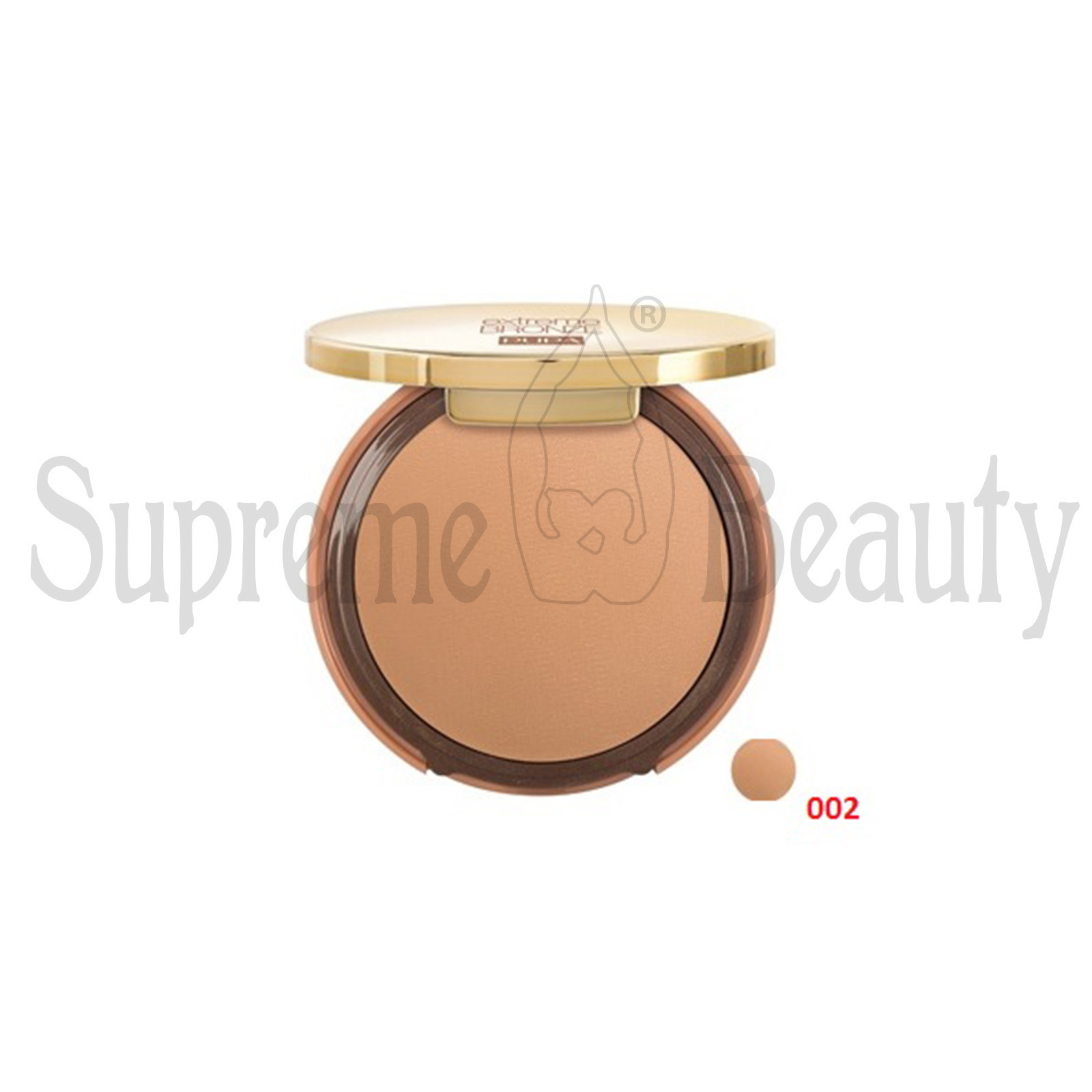 PUPA EXTREME BRONZE FONDOTINTA SOLARE COMPATTO SPF 15 WP LUNGA TENUTA COLORE 002