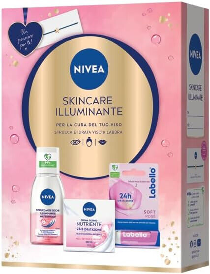 NIVEA SKINCARE ILLUMINANTE PER LA CURA DEL TUO VISO SET REGALO DONNA