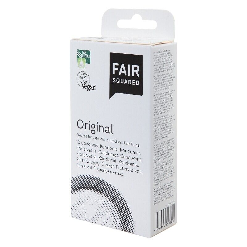 Preservativi vegan - Fair Squared - Original Preservativi Classici Vegani 10 pz