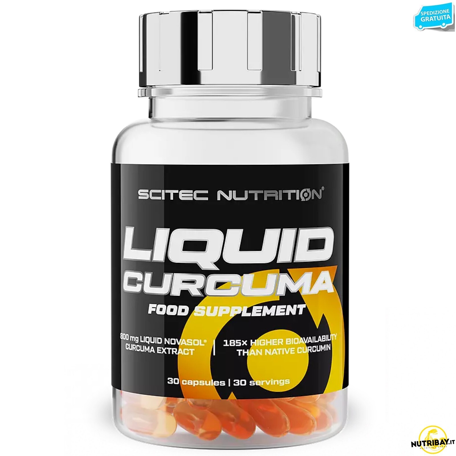 Scitec Nutrition Liquid Curcuma - 30 caps Curcuma pura