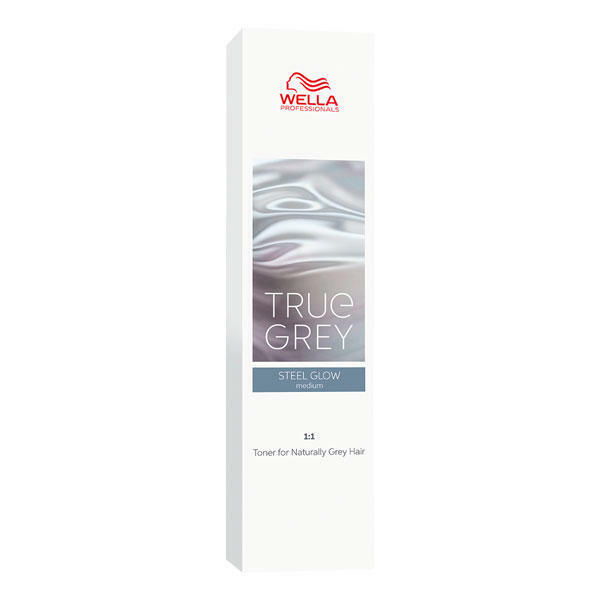 Wella True Grey Steel Glow Medium 60 ml - trattamento capelli grigi