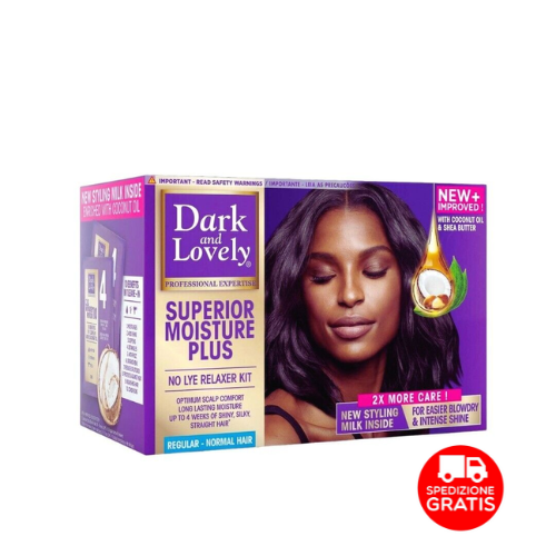 Dark and Lovely No-Lye Hair Relaxer Kit (Regular) Superior Moisture Plus