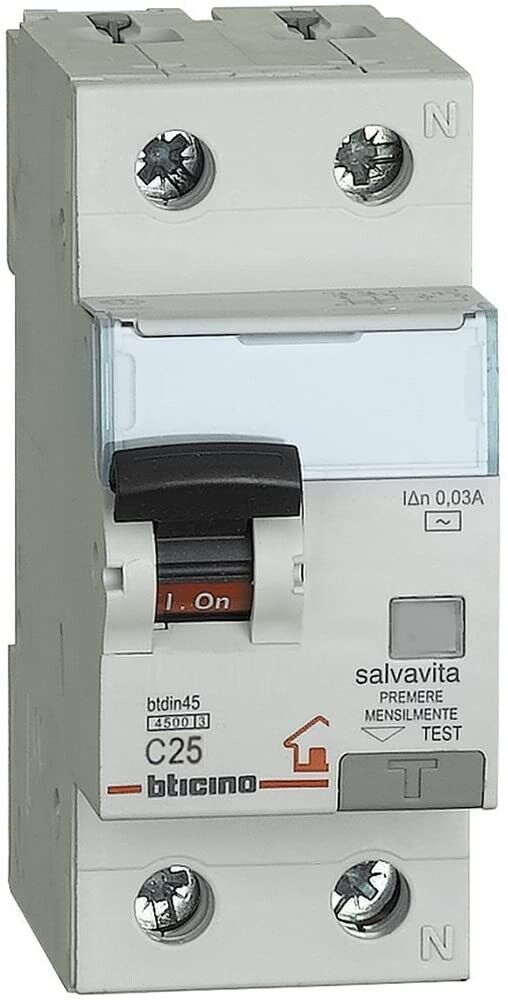 Bticino GC8813AC25 Interruttore Magnetotermico Differenziale 25A