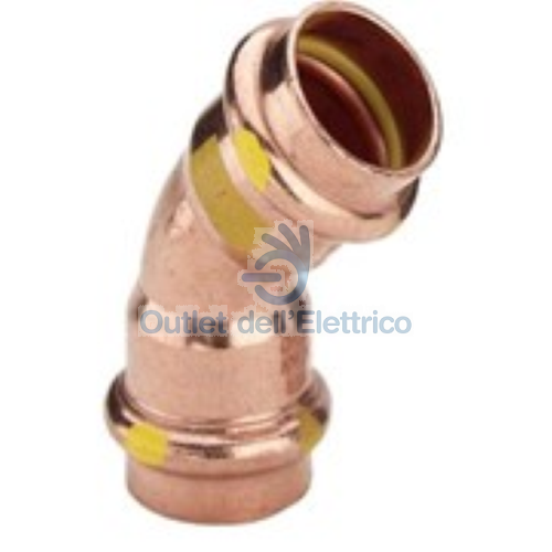 VIEGA 292355 PROFIPRESS SC-CONTUR 22° RAME