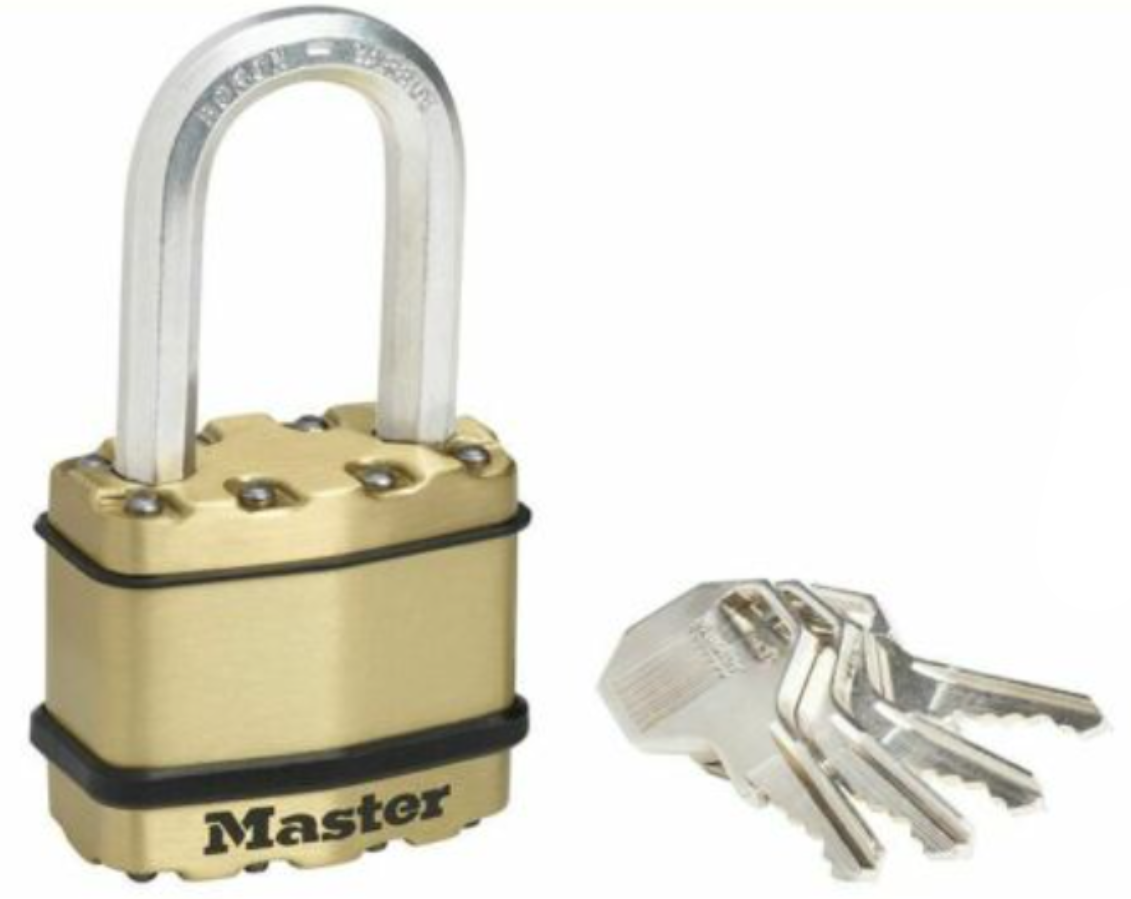MASTER LOCK - LUCCHETTO EXCELL IN OTTONE MASSICCIO - 45x38x8 MM