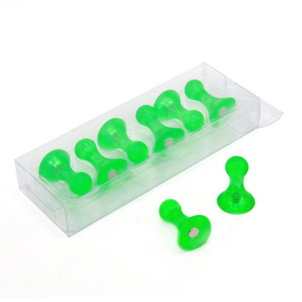 Grande colorato fruttato Skittle magneti - verde (10 confezioni di 6)