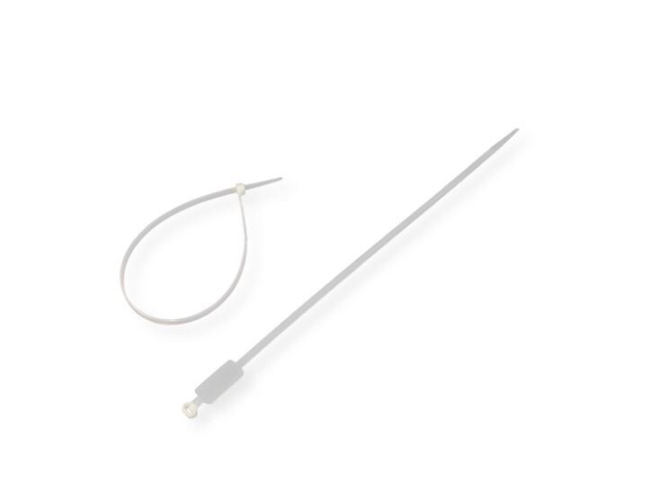 Confezione 100 Fascette per cavi, 4,8 mm, con campo descrizione, 30 cm