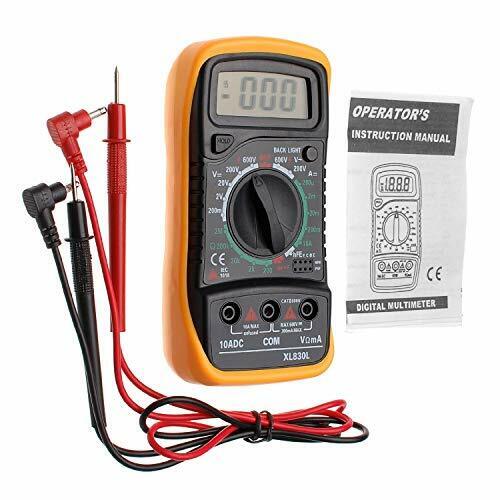 Tester multimetro digitale XL830L con retroilluminazione LCD - Misuratore (X1u)