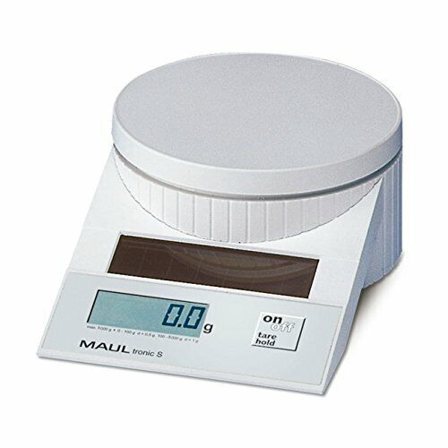 MAUL Solar Letter Scales tronic S. 2000 gr. White - postal scales (White, (r9H)