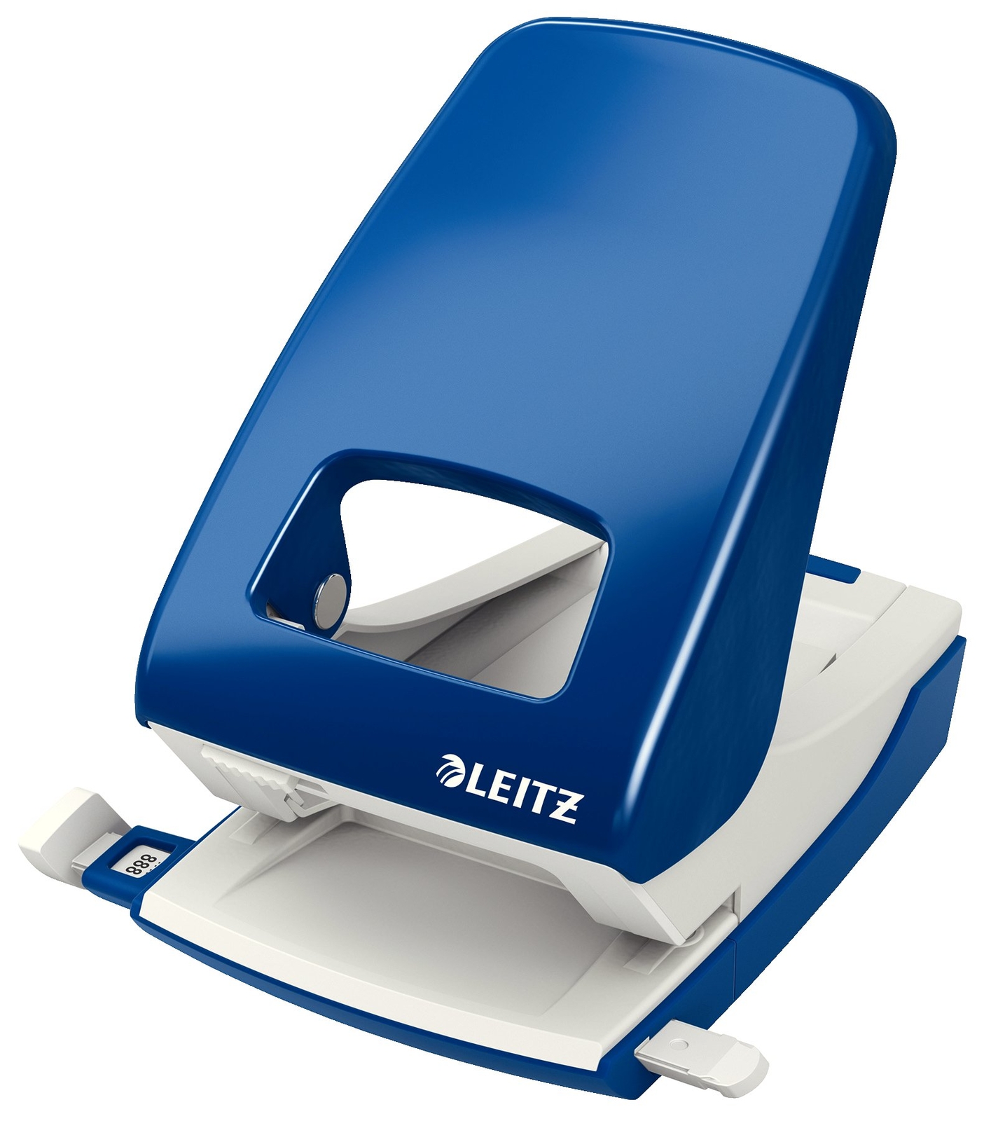Leitz Hole Punch, 40 Sheets, Guide Bar with Format Markings, Metal, NeXXt Range,