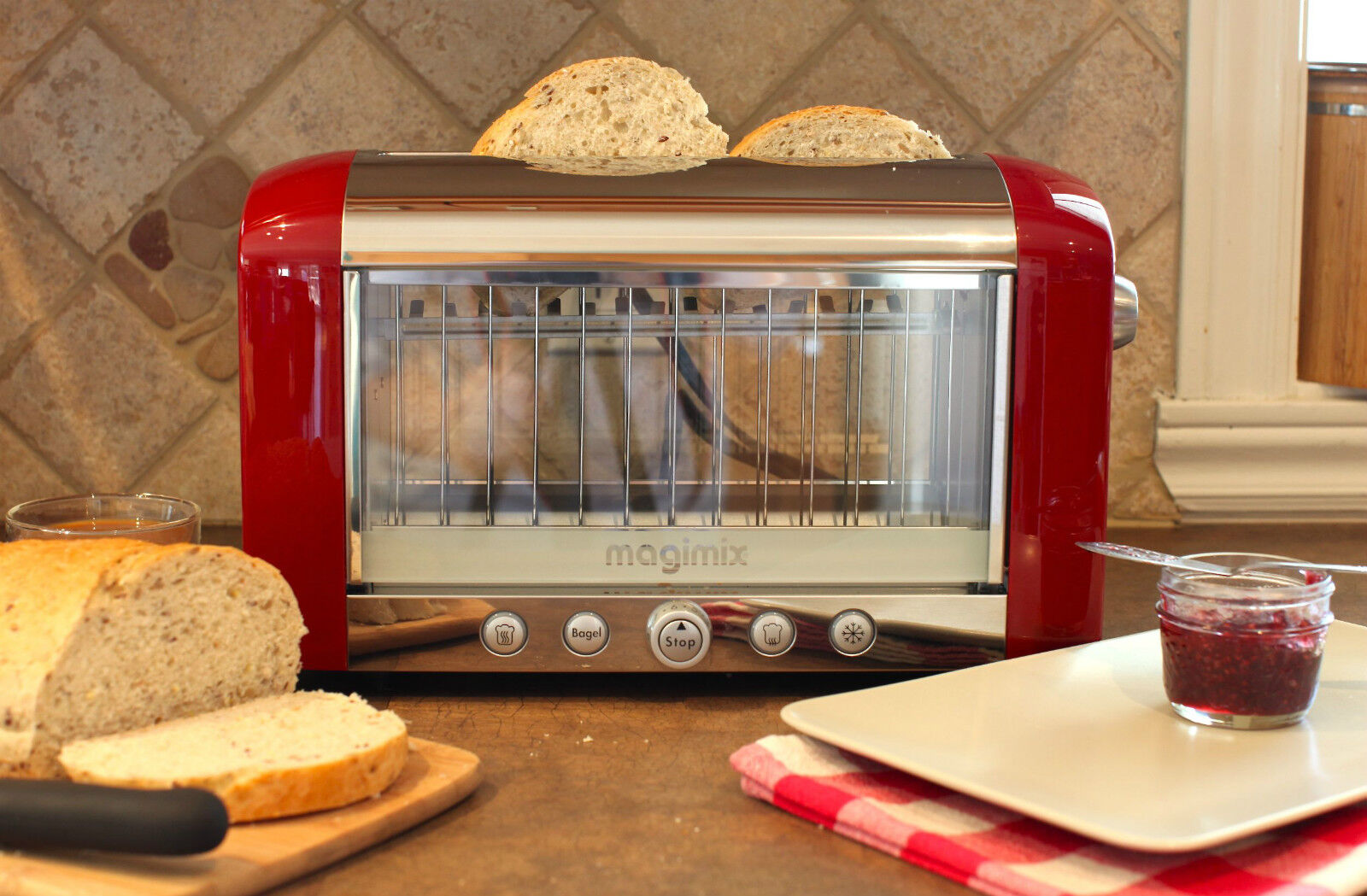 TOSTAPANE LE TOASTER VISION MAGIMIX ROSSO