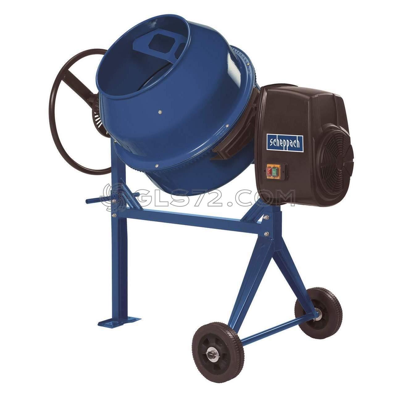 BETONIERA ELETTRICA 140L 550W SCHEPPACH MIX140 IMPASTATRICE MISCELATORE CEMENTO