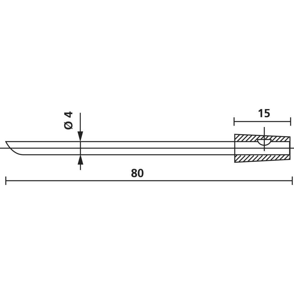 HellermannTyton NA8/10 PRONG-ML Mandrini di ricambio Contenuto: 1 pz.