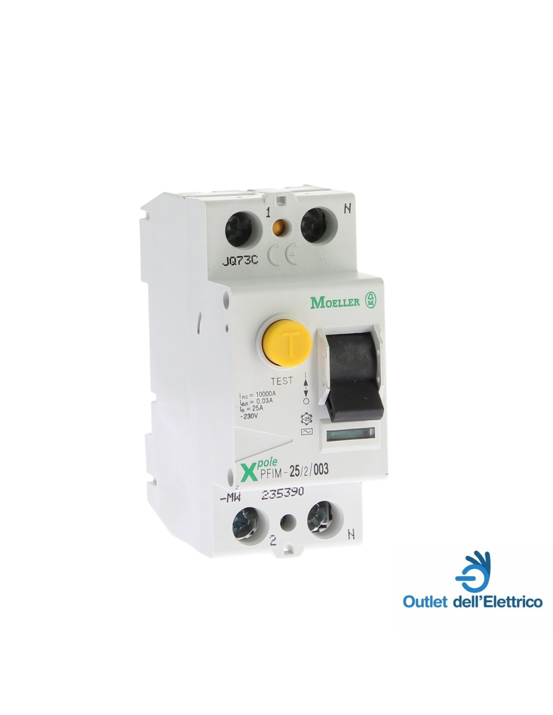 Eaton 235390 Pfim-25/2/003 differenziale puro 2p 25A 0,03a