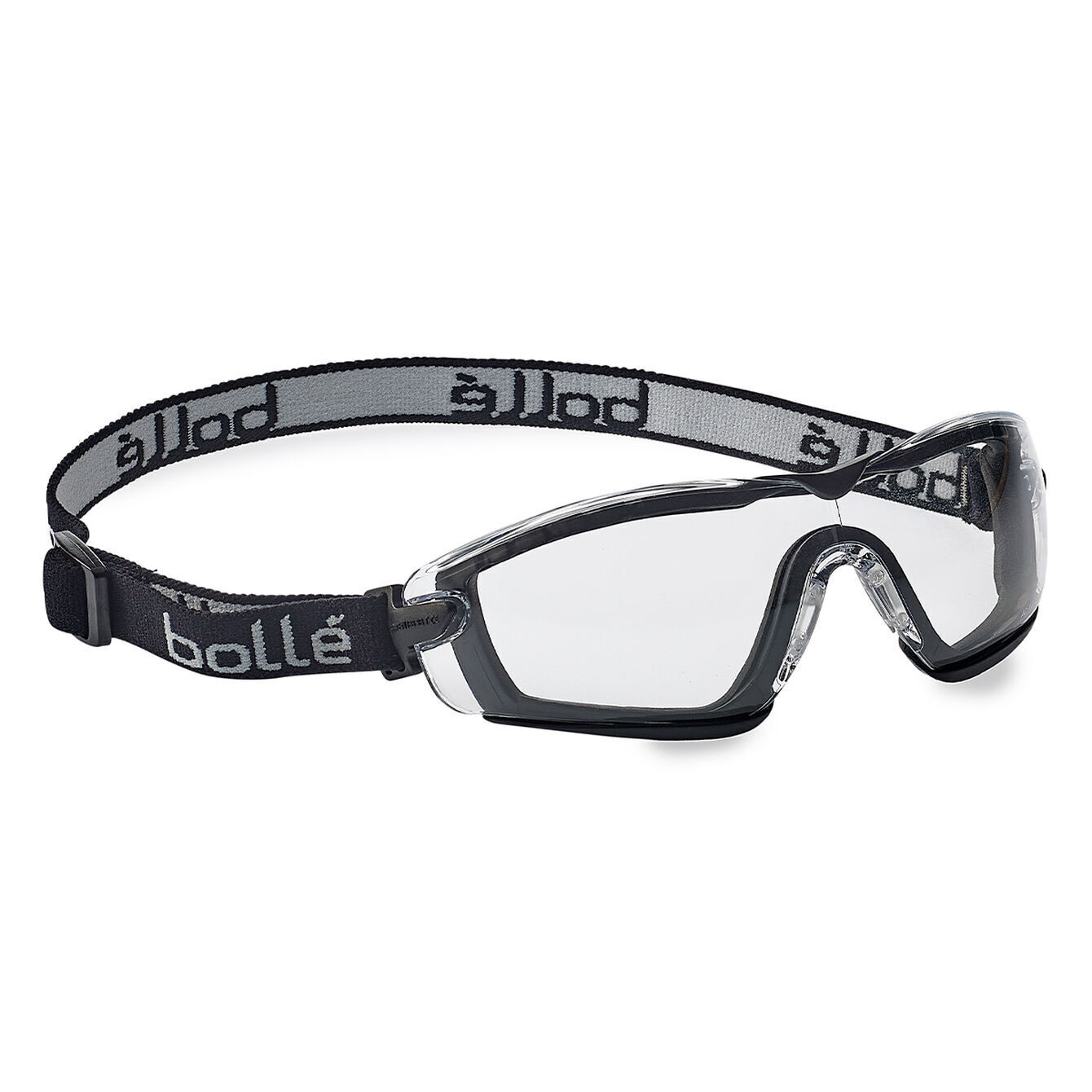 Bolle Cobra Hybrid Trasparente Schiuma Anti-nebbia Platino Lenti Strato Safety