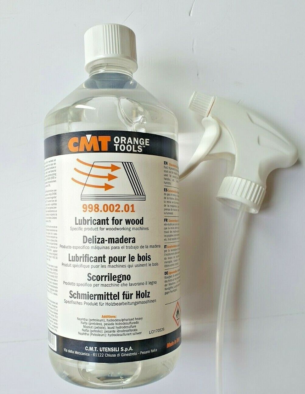 CMT SPRAY SCORRILEGNO (CONFEZIONE DA 1000 ML) COD: 998.002.01
