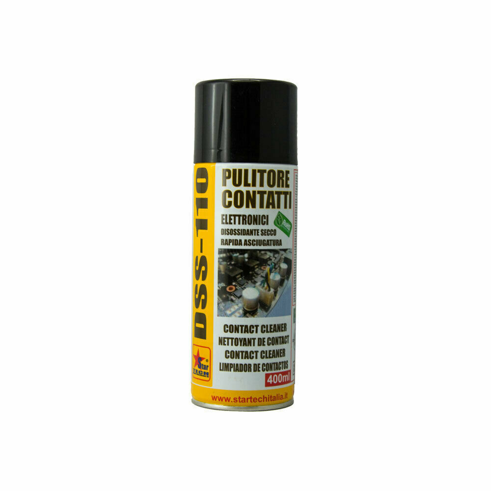 PULITORE SECCO SPRAY PER CONTATTI ELETTRICI ELETTRONICI ELETTROMAGNETICI 400ml