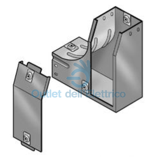 LEGRAND 31AFC100Z P31 CURVA SALITA SINISTRA VARIAZIONE PIANO 100X75 ZINCATA