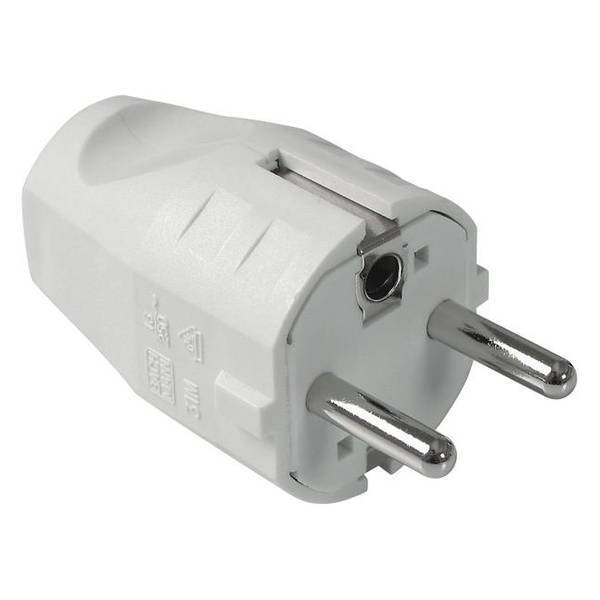 BACHMANN 910.200 SPINA DI SICUREZZA PLASTICA 250 V BIANCO IP20 IP44