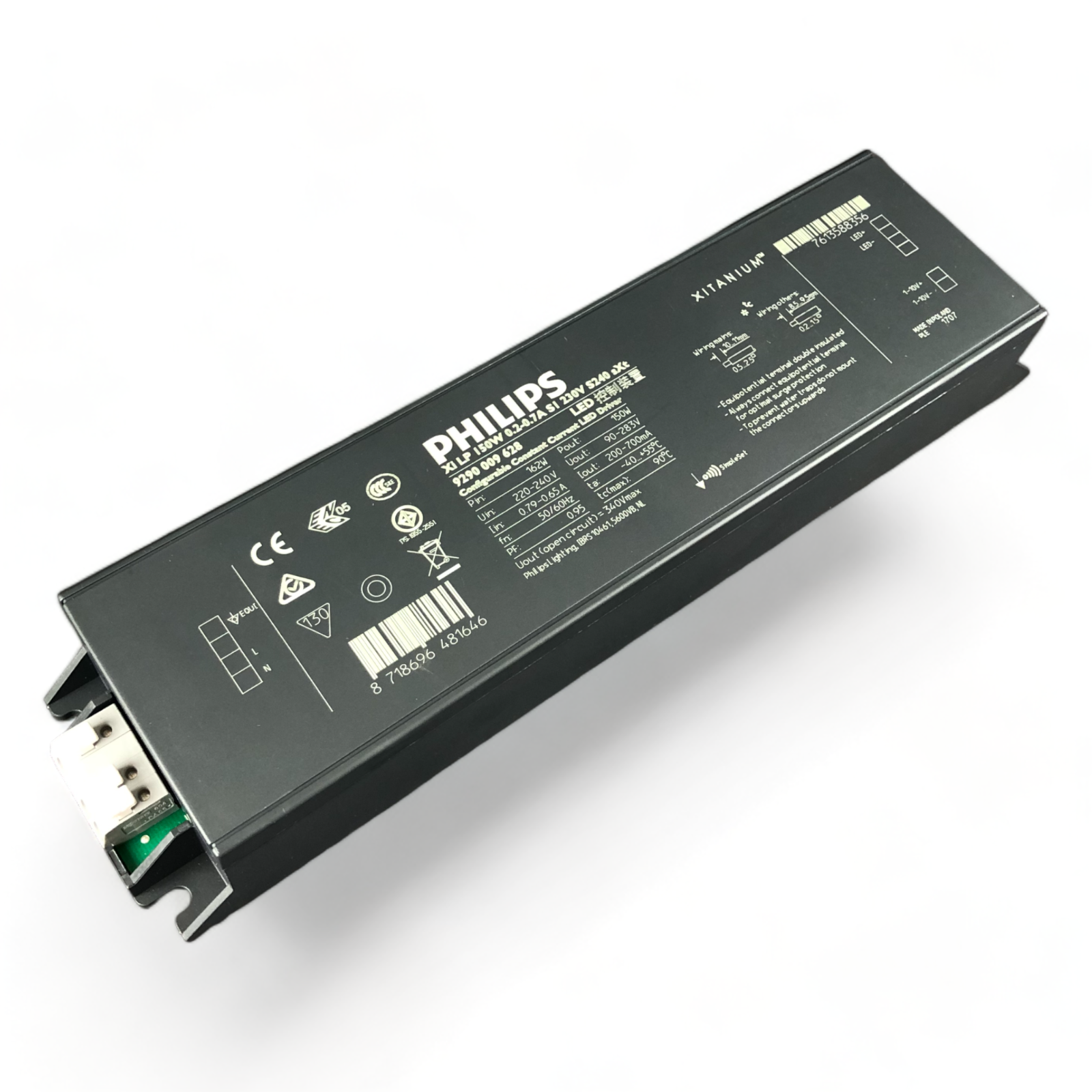 Philips Xitanium Xi LP 150W 0.2 - 0.7A S1 230V S240 sXt ALIMENTATORE LED