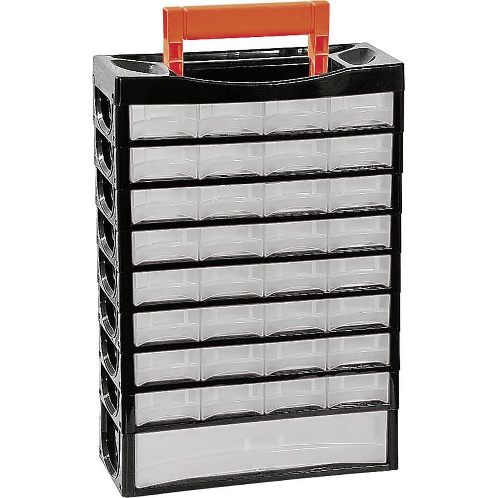 Alutec 66015 Valigetta per minuteria Scomparti: 33 Contenuto 1 pz.