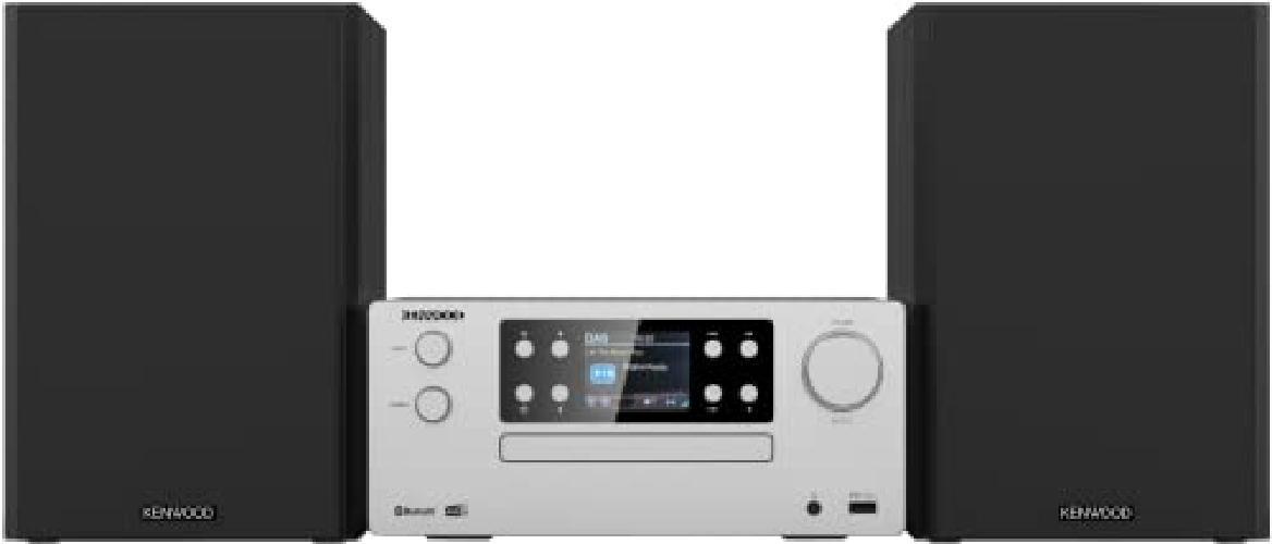 KENWOOD, Sistema Micro HiFi Stereo M-925DAB, con Sintonizzatore Radio DAB+, FM,