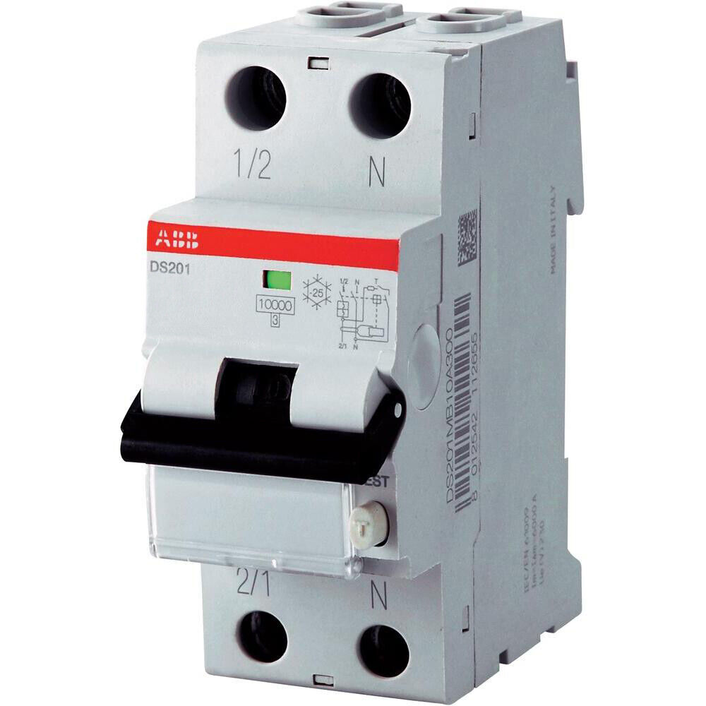 Interruttore Magnetotermico Differenziale DS201 C10 A30 1P+N (DS1C10A30)