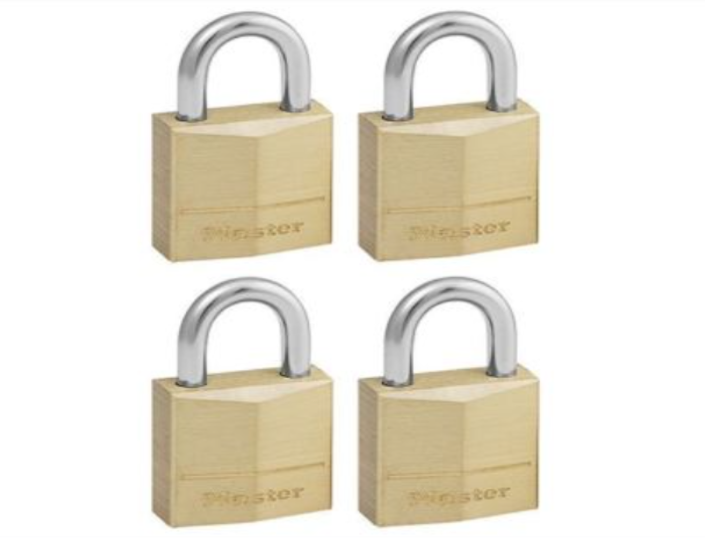 MASTER LOCK- 4 MINI LUCCHETTI  20x11x4 MM