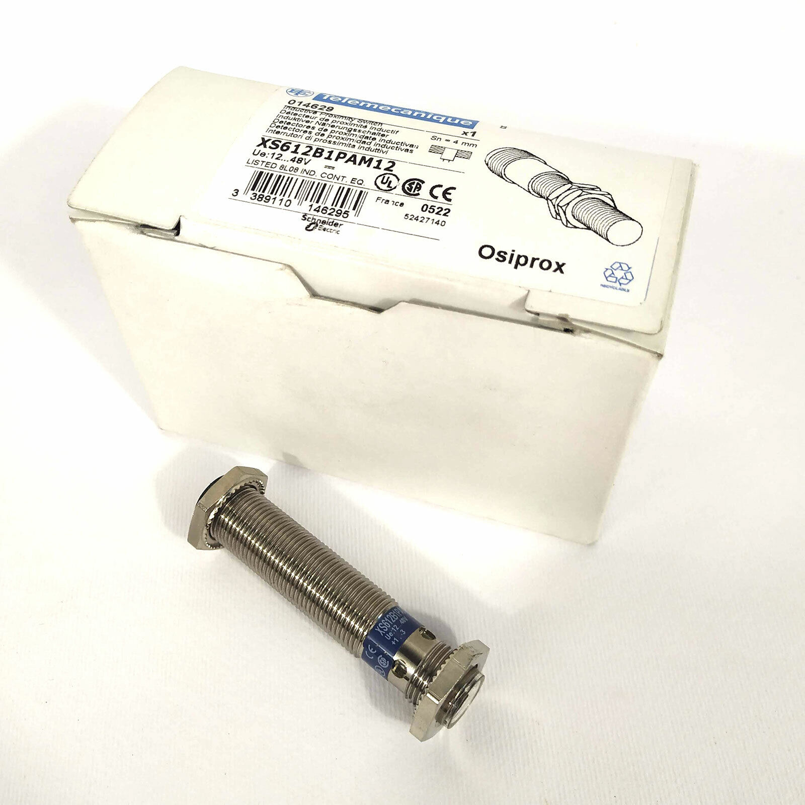Sensore induttivo di prossimità Telemecanique XS612B1PAM12 12-48 Vdc