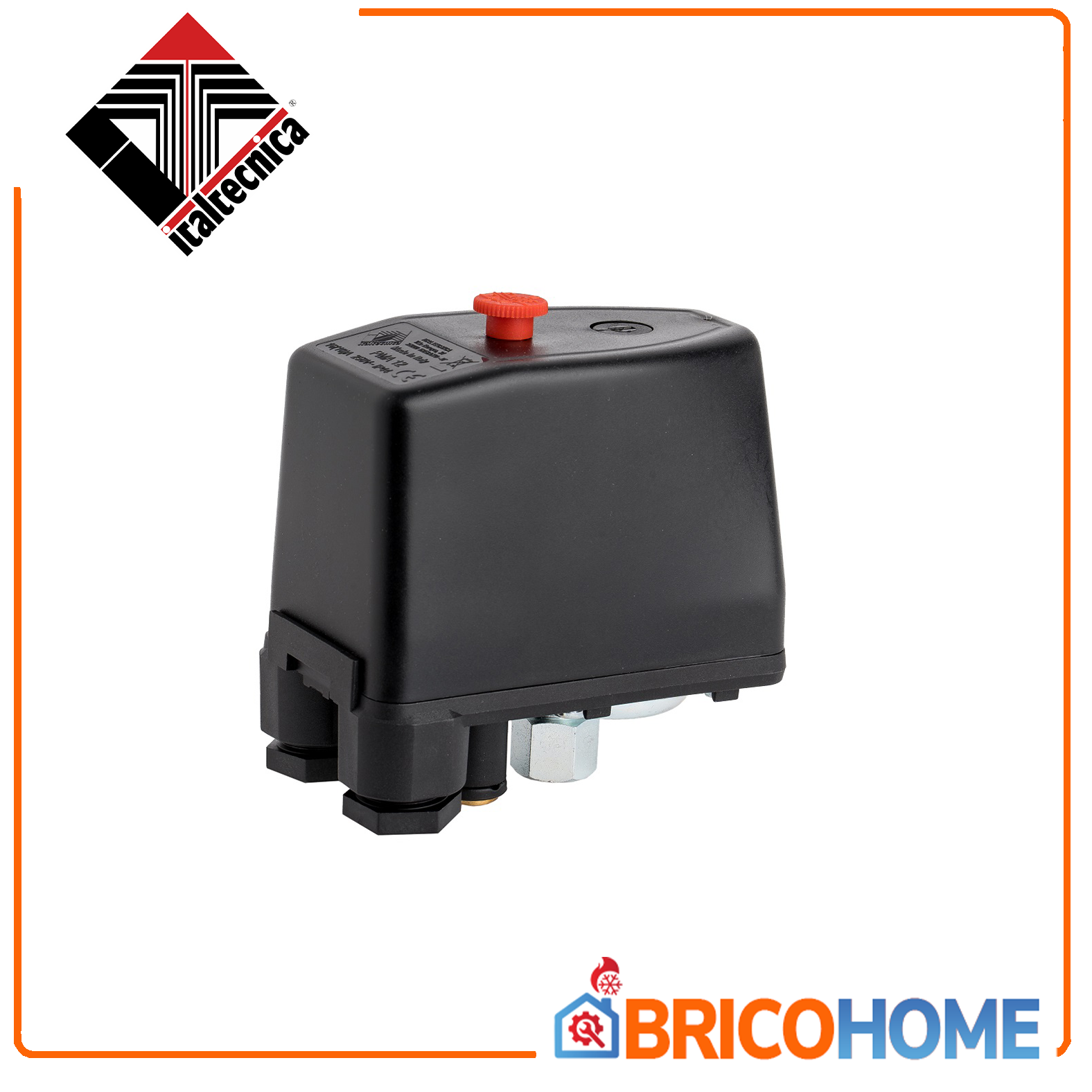 Pressostato aria per compressori 4vie PMA12