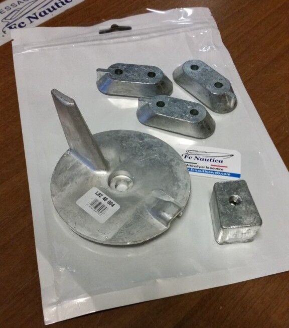 KIT ANODI YAMAHA 40/60 4 TEMPI Alumi FUORIBORDO FOUR STROKE anodes zinc outboard