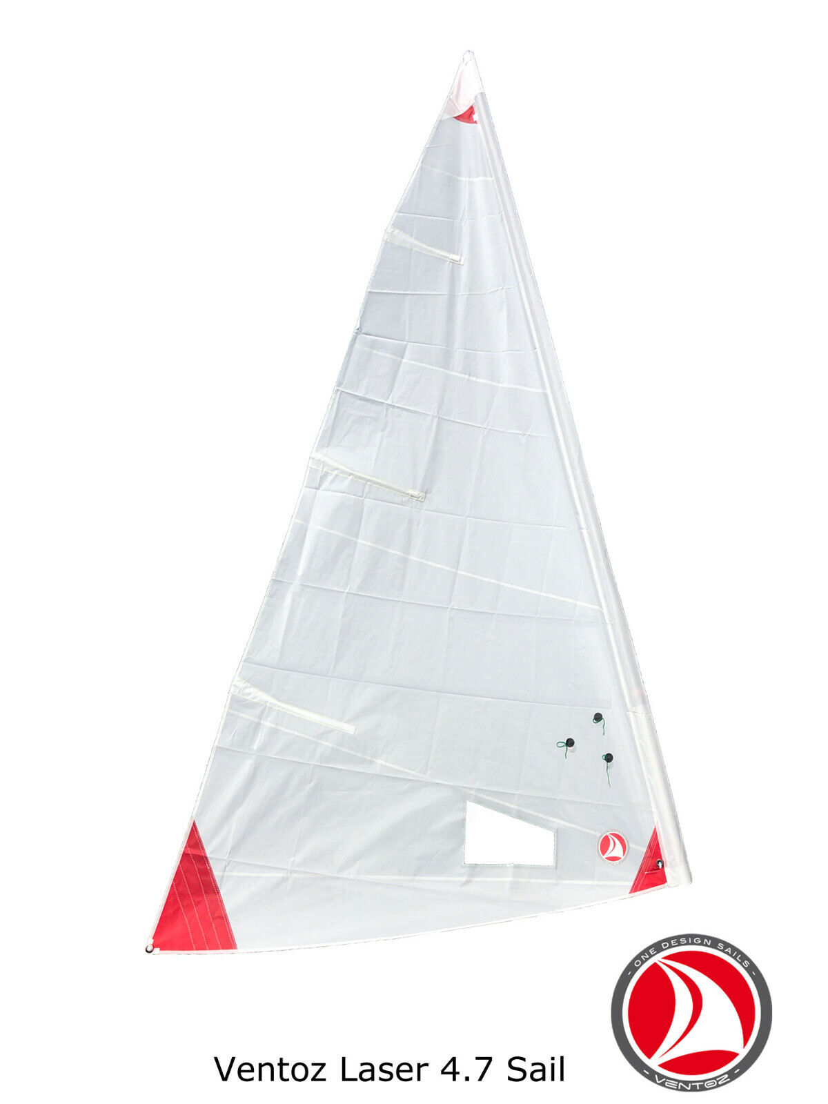 La vela Ventoz Laser 4.7 - Macchie rosse