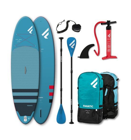 Fanatic Fly Air 10'4" Blue 2022 Inflatable SUP package