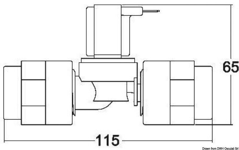 Elettrovalvola Tecma plastica 24 V -  50.226.66