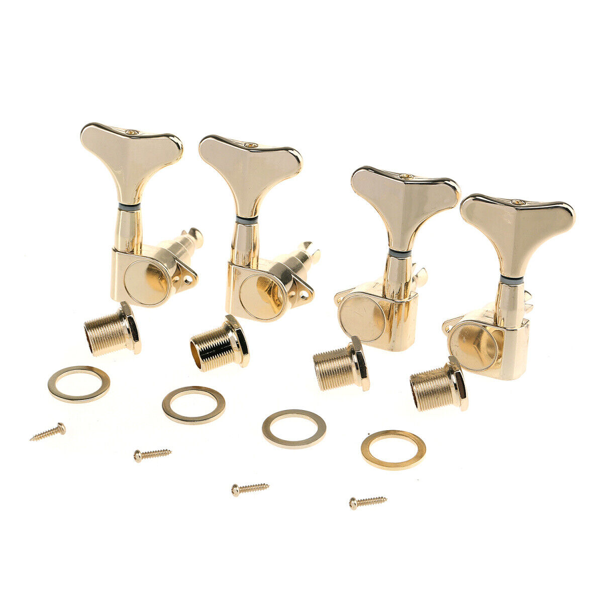 Musiclily Pro Gold 2L2R Sealed Tuning Machine Heads For Ibanez Bass Right Hand