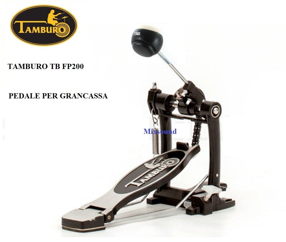 TAMBURO FP200 PEDALE CON TRAZIONE A CATENA PER GRANCASSA BATTERIA PEDAL DRUM 200