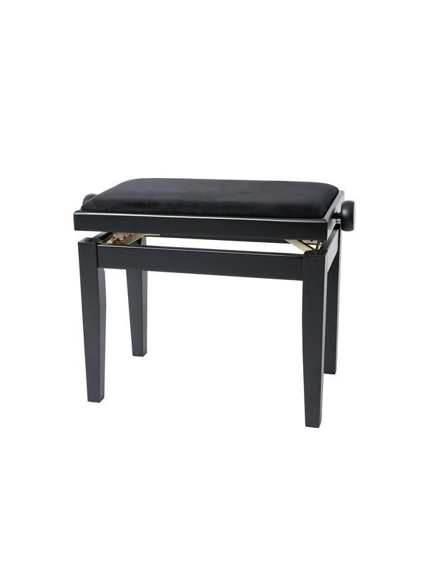Panca per piano deluxe nero satinato Gewa VE2