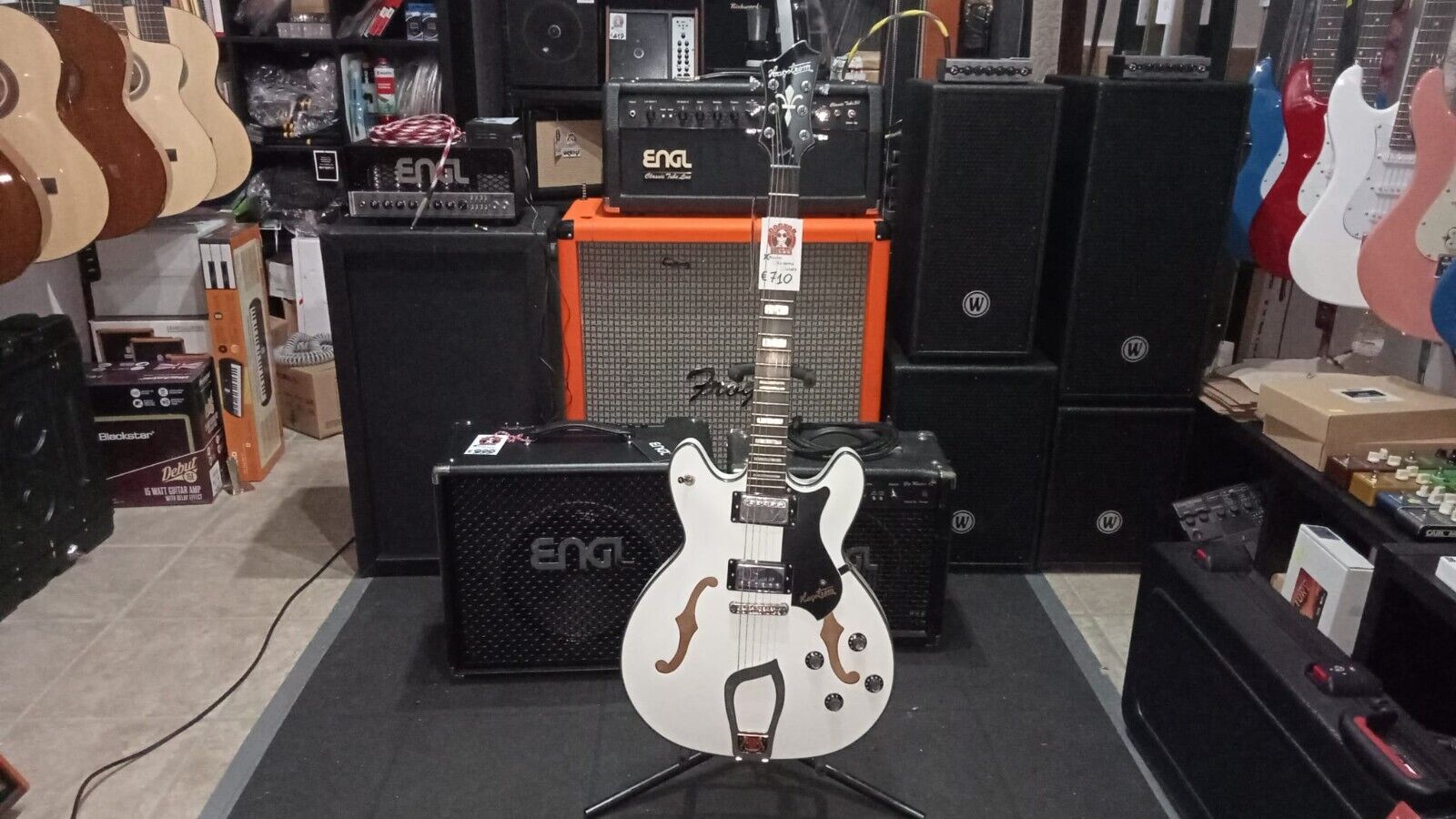 CHITARRA ELETTRICA HAGSTROM VIKYNG WHITE (HOLLOW BODY)