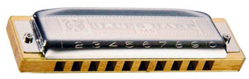 HOHNER BLUES HARP SMALL BOX E-MAJOR ARMONICHE A BOCCA