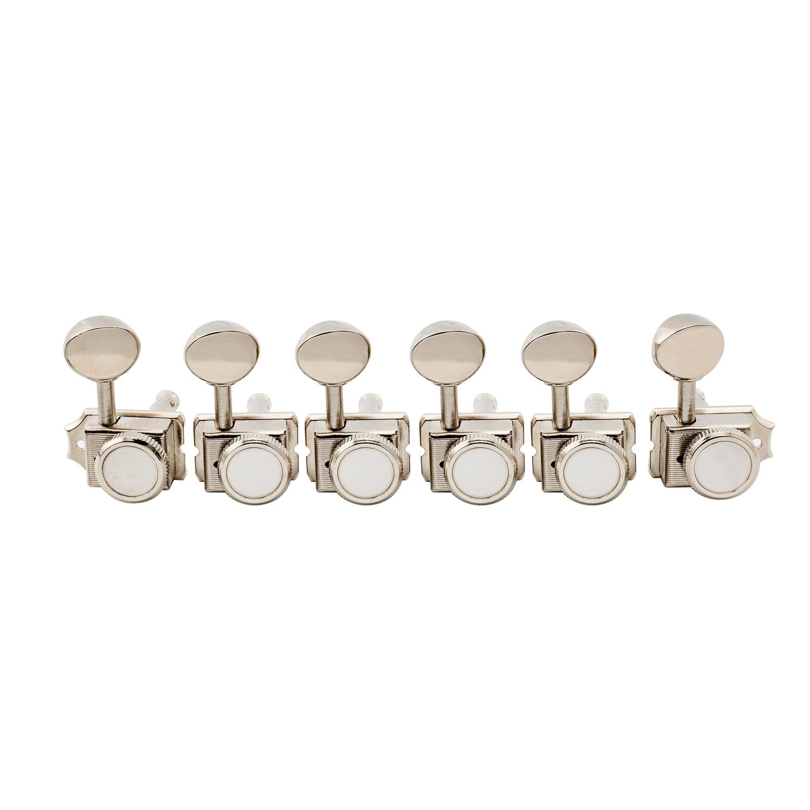 Musiclily Pro Nickel 6 Inline Vintage Locking Tuning Machine For Squier Guitar